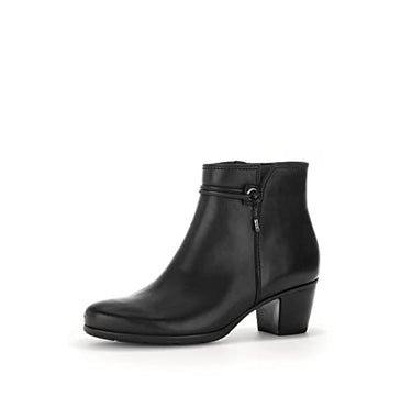 Gabor Damen Ankle Boots, Frauen Stiefeletten,Best Fitting,uebergangsstiefel,knöchelhoch,reißverschluss,Stiefel,Bootee,schwarz,41 im Sale